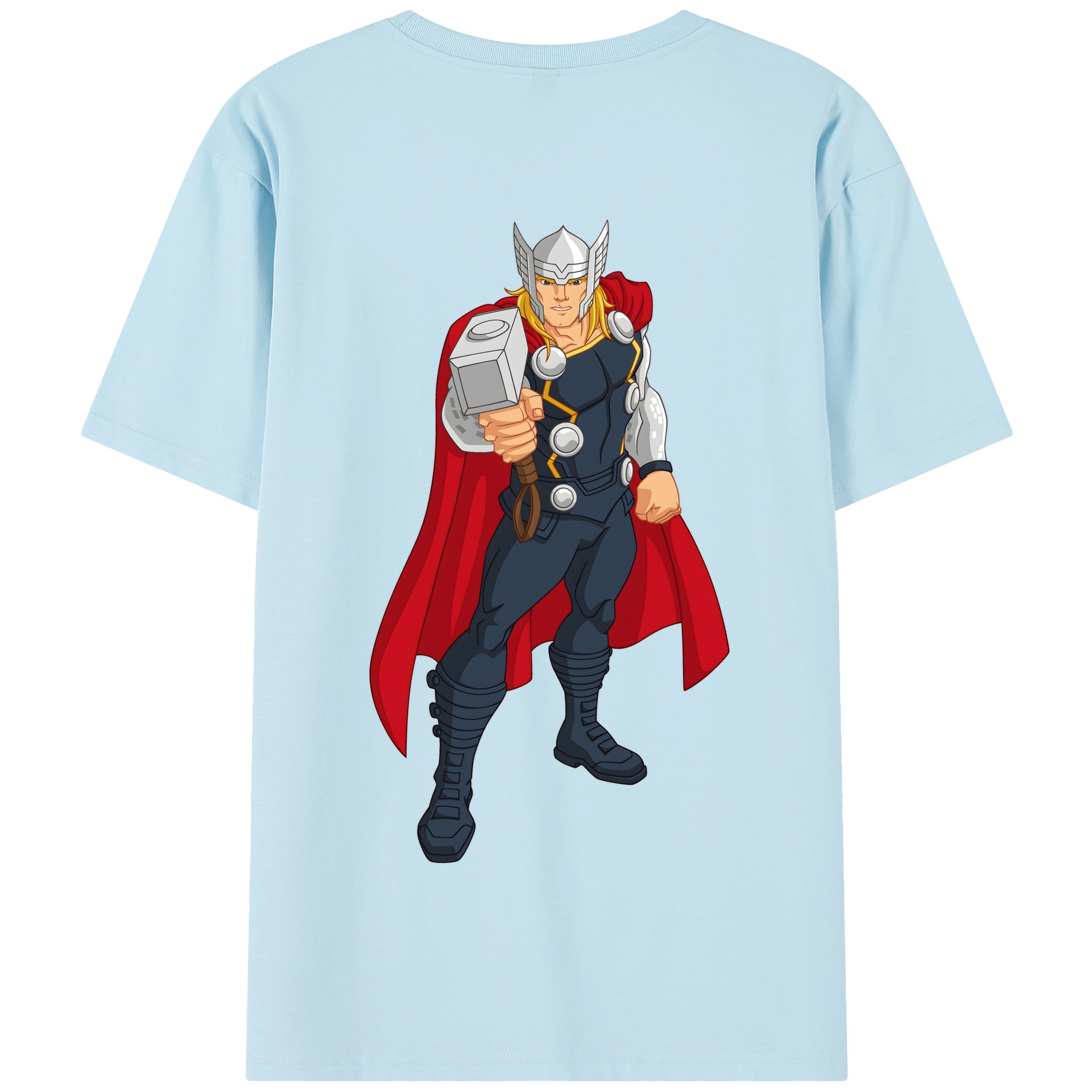 （画像用） アベンジャーズ The Avengers 綿100％半袖Tシャツ（背面プリント）